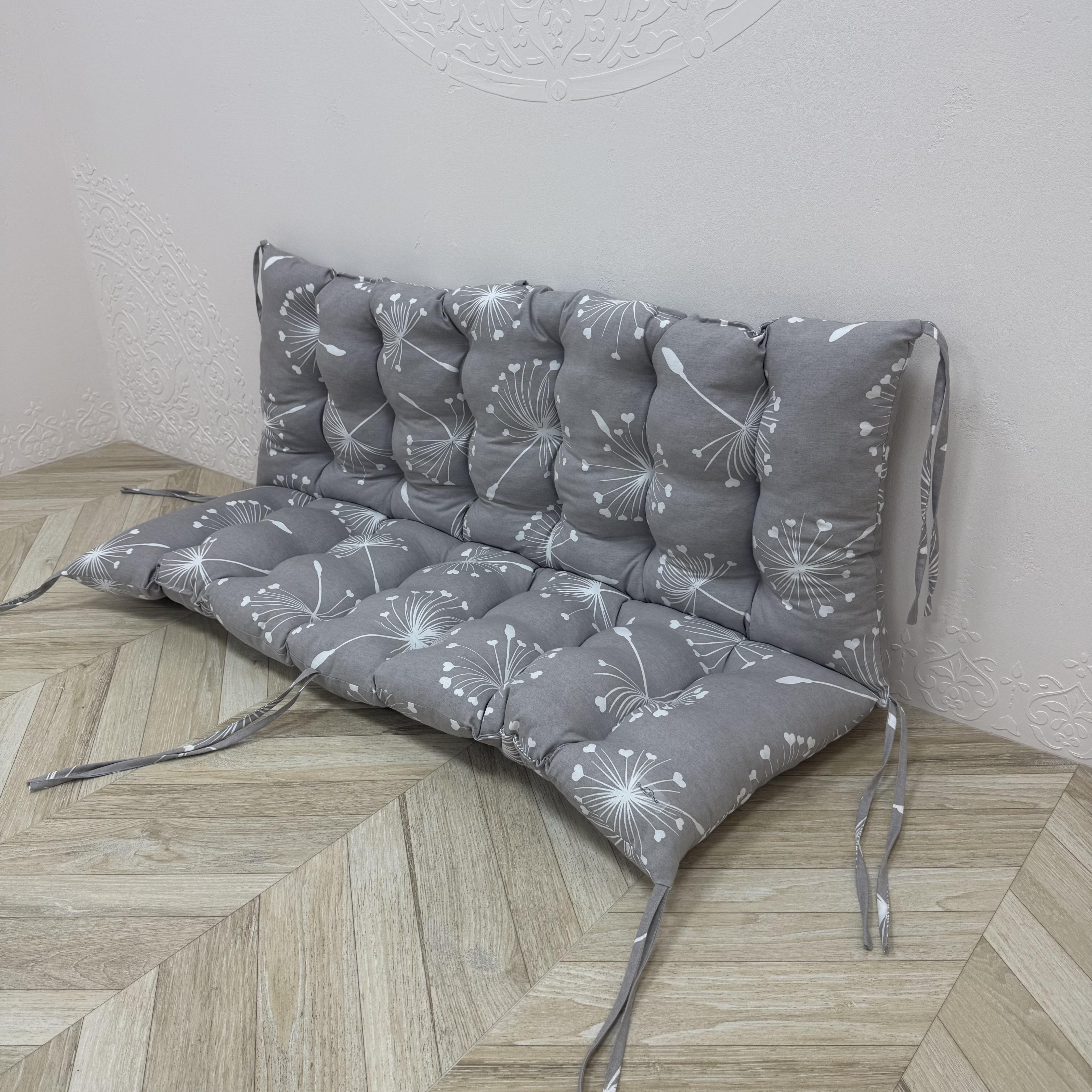 Подушка Comfort Home Dandelion на поддоны/качели/каркасы/садовая мебель 150х50х50 см
