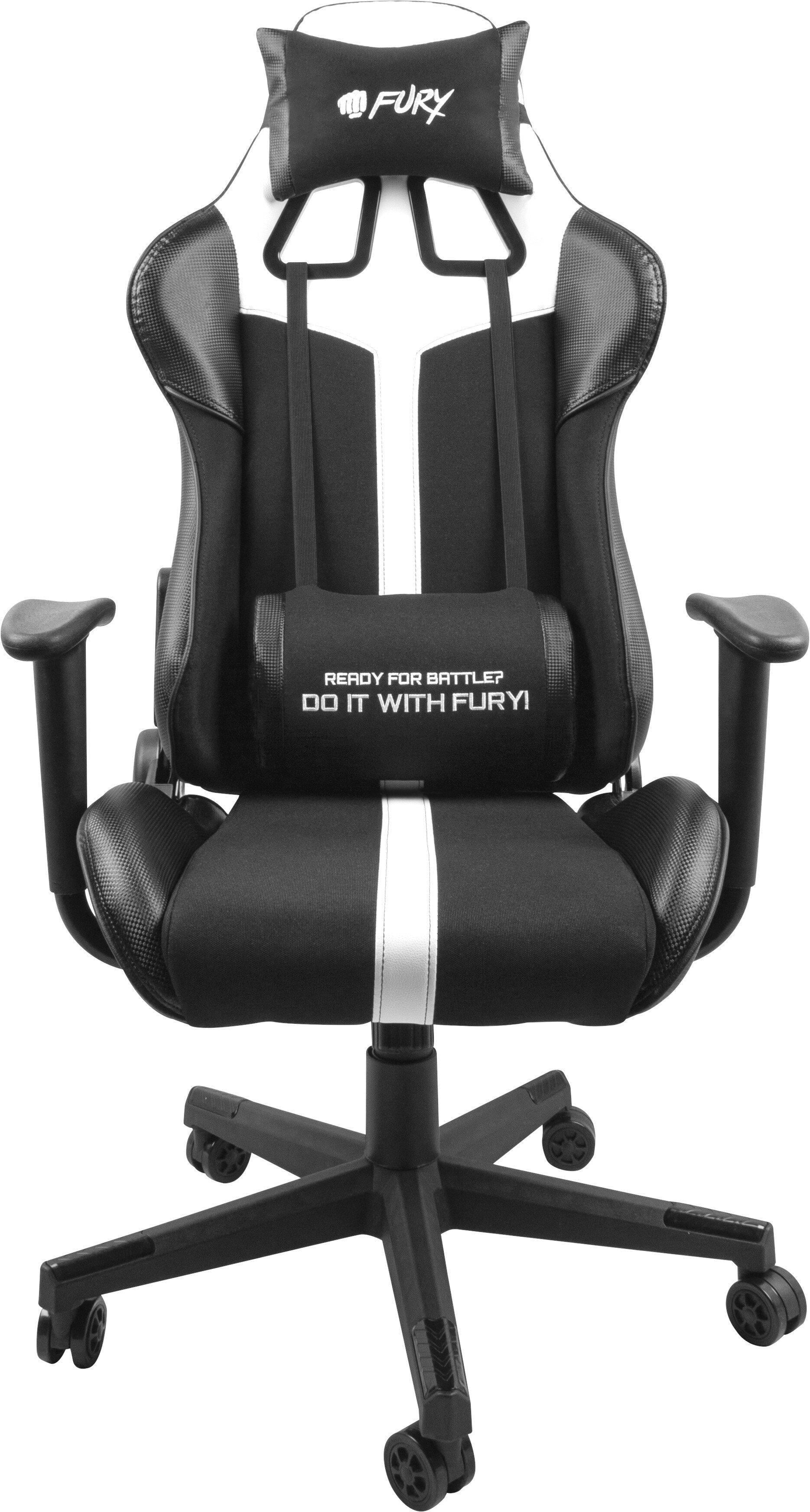 Кресло Fury Avenger XL Черно-белый