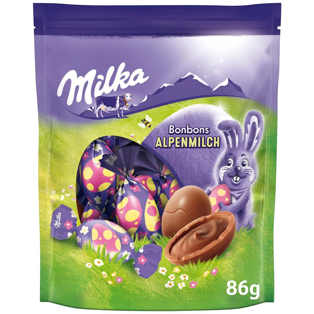 Конфеты шоколадные пасхальные Milka Bonbons Alpine Milk 86 г (2152213230)