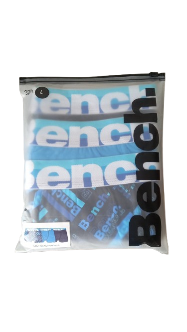 Набір трусів боксерів чоловічих анатомічних Bench Underwear Boxer Shorts 3 шт. L Блакитний/Темно-синій (467756) - фото 3 Набір трусів боксерів чоловічих анатомічних Bench Underwear Boxer Shorts 3 шт. L Блакитний/Темно-синій (467756) - фото 3