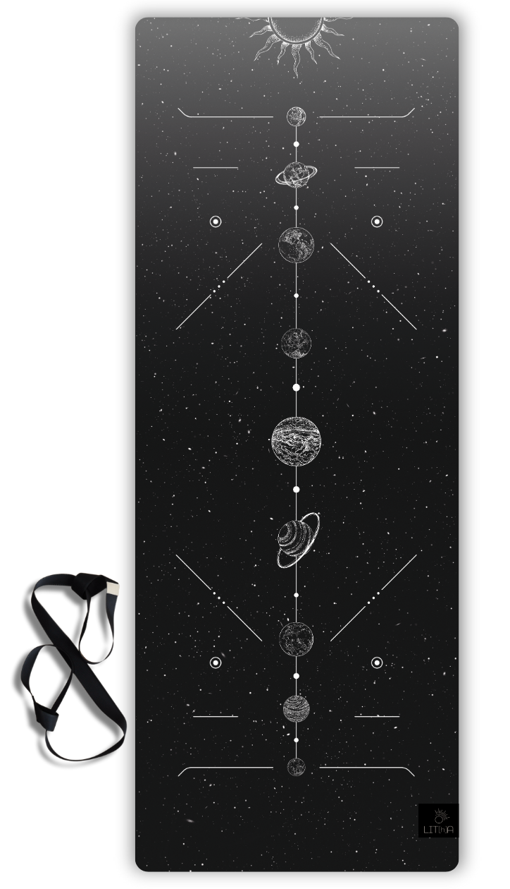 Коврик для йоги и фитнеса Lita Space Energy микрофибра/каучук 183х68х0,3 см (10-23-3)