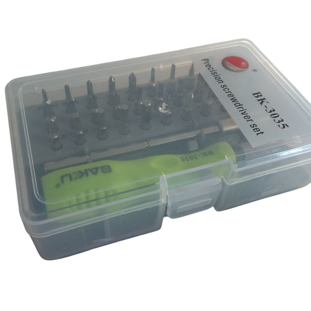 Отвертка цанговая BAKU BK-3035 с набором бит/прецизионные отвертки Transparent (110291-2) - фото 7