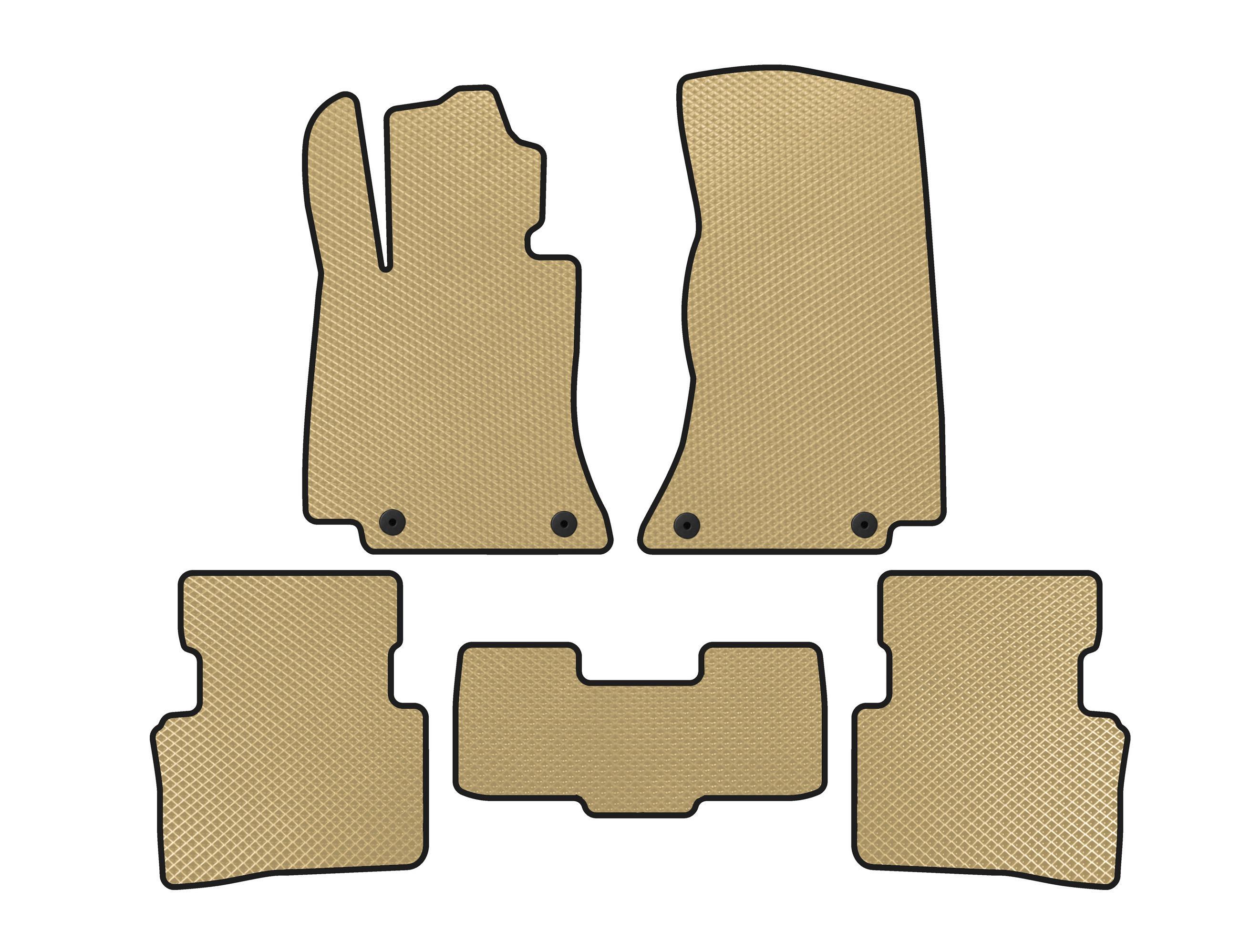 Коврики EVA Digital Designs для Mercedes C-class W206 2022- рр. Бежевый (138859)