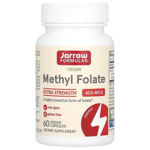 Фолиевая кислота B-9 Jarrow Formulas Methyl Folate 400 mcg 60 capsules (JRW-30006) Фолиевая кислота B-9 Jarrow Formulas Methyl Folate 400 mcg 60 capsules (JRW-30006)