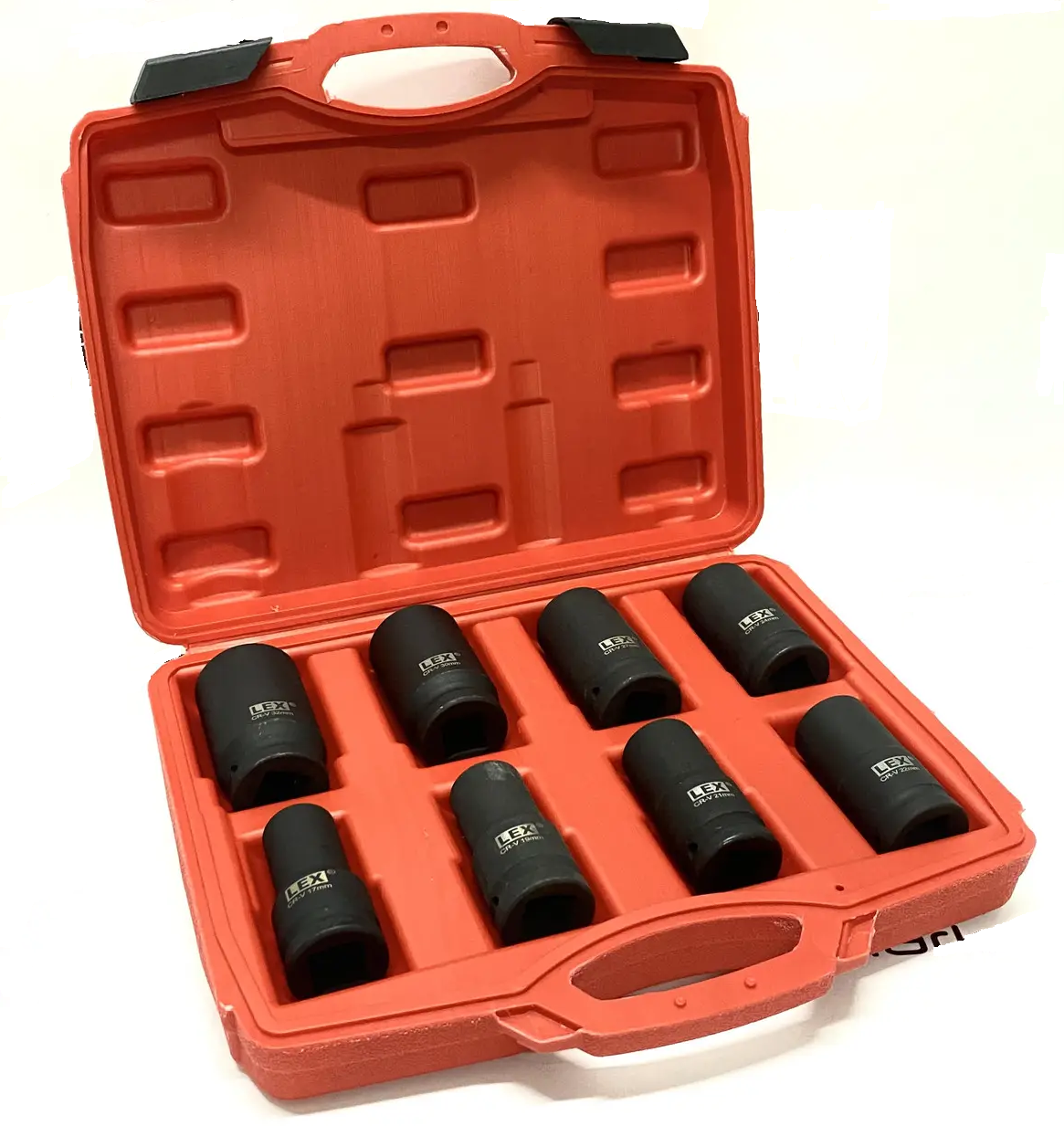 Набор ударных головок с трещоткой LEX LXIS8E 17-32 мм 3/4" 8 шт. - фото 2 Набор ударных головок с трещоткой LEX LXIS8E 17-32 мм 3/4" 8 шт. - фото 2
