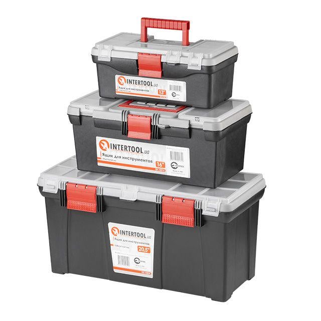 Комплект ящиків для інструментів Intertool BX-0003 13"/16"/19"/24"
