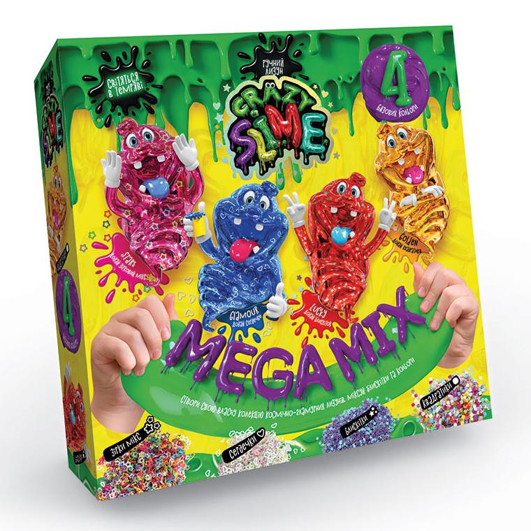 Детский набор для проведения опытов Danko Toys Crazy Slime SLM-03 4в1 (SLM-03-02U) - фото 1