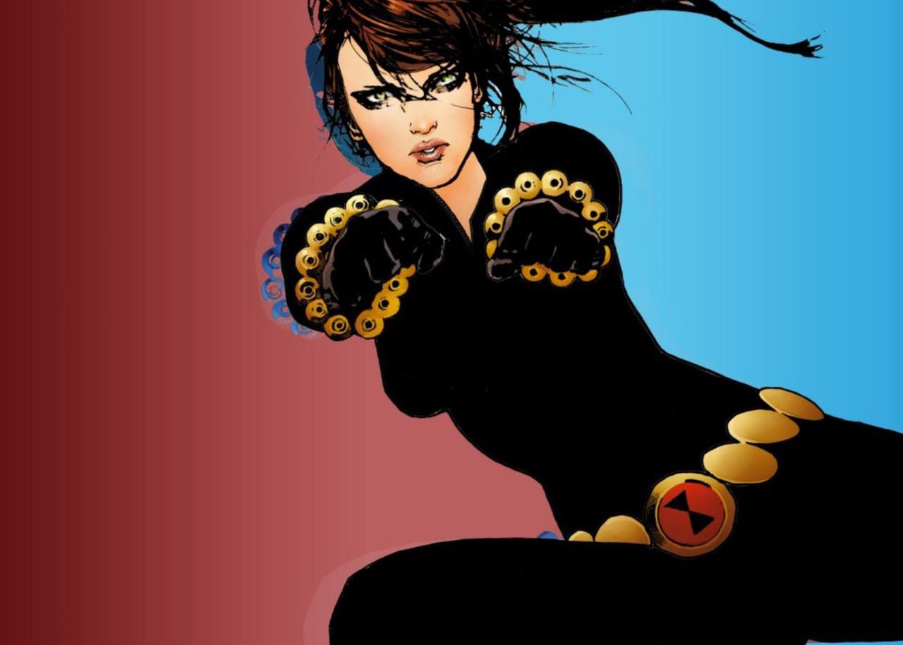Картина GeekLand Black Widow Fan-art 40х60 см (BW.09.043)