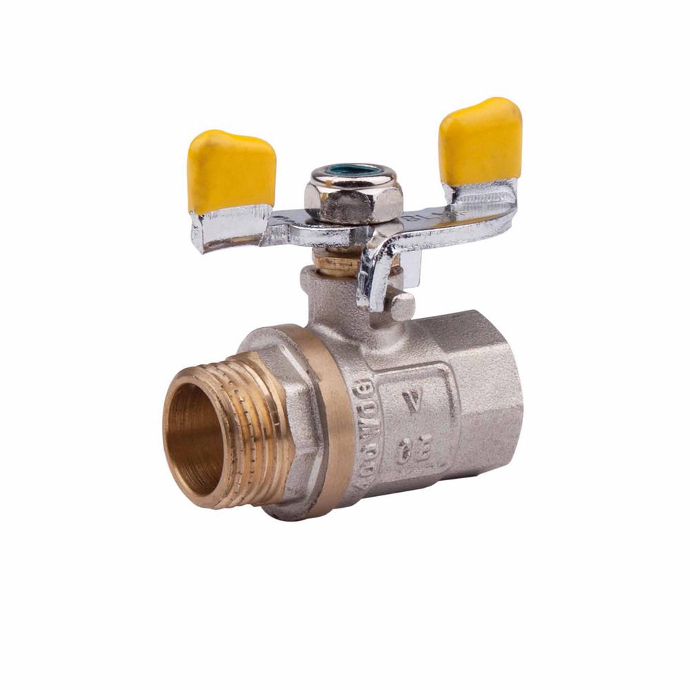 Кран-бабочка шаровая Valve 1/2" ВЗ SV607G15 для газа