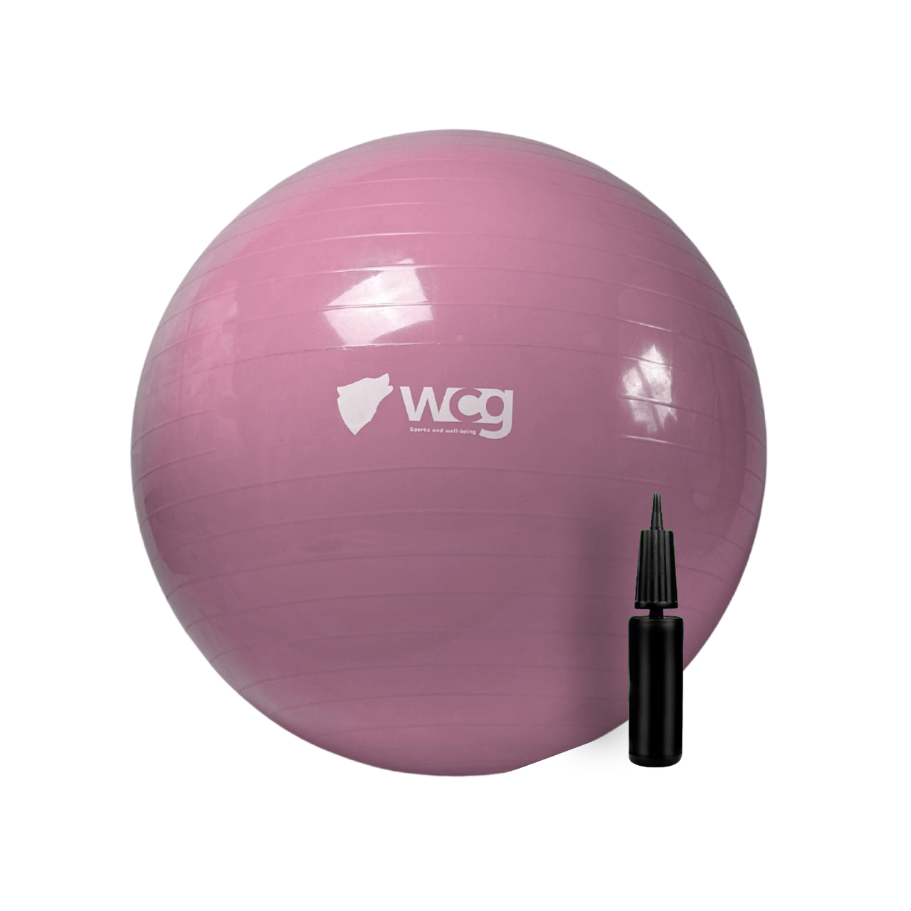 Фитбол WCG Anti-Burst 55 см 250 кг Розовый (W-000-55-PP-1)