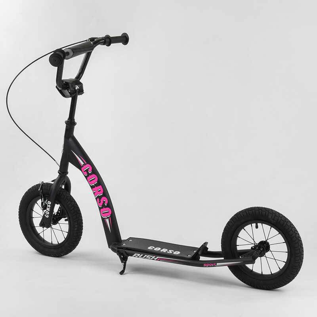 Самокат Corso CR-T 9490/1 ручной передний тормоз/колеса надувные 12" (25112289) - фото 3