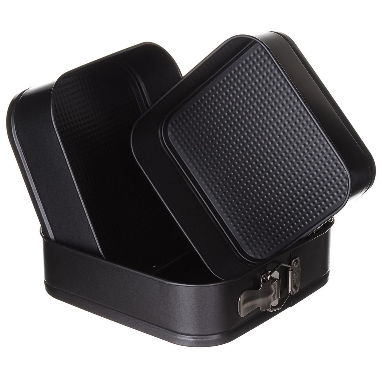 Набор разъемных форм для выпечки A-PLUS Квадратные 3 шт. 24/26/28 см (1734)