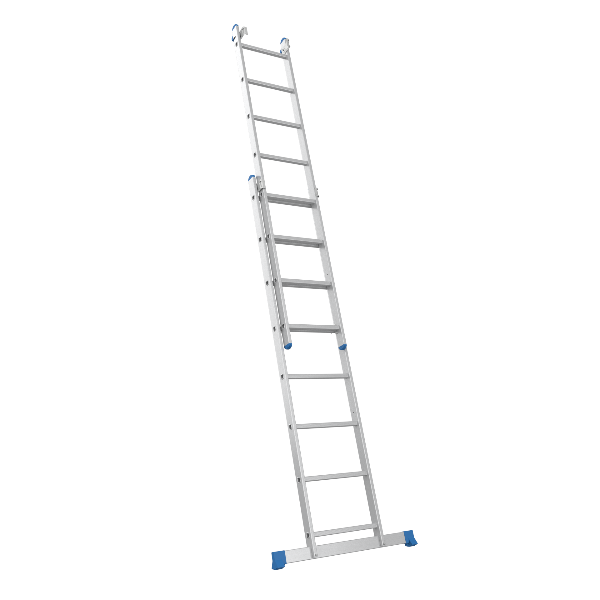 Лестница-стремянка Меткас алюминиевая универсальная трехсекционная 3х8 4,43 м (1899229797) - фото 3 Лестница-стремянка Меткас алюминиевая универсальная трехсекционная 3х8 4,43 м (1899229797) - фото 3