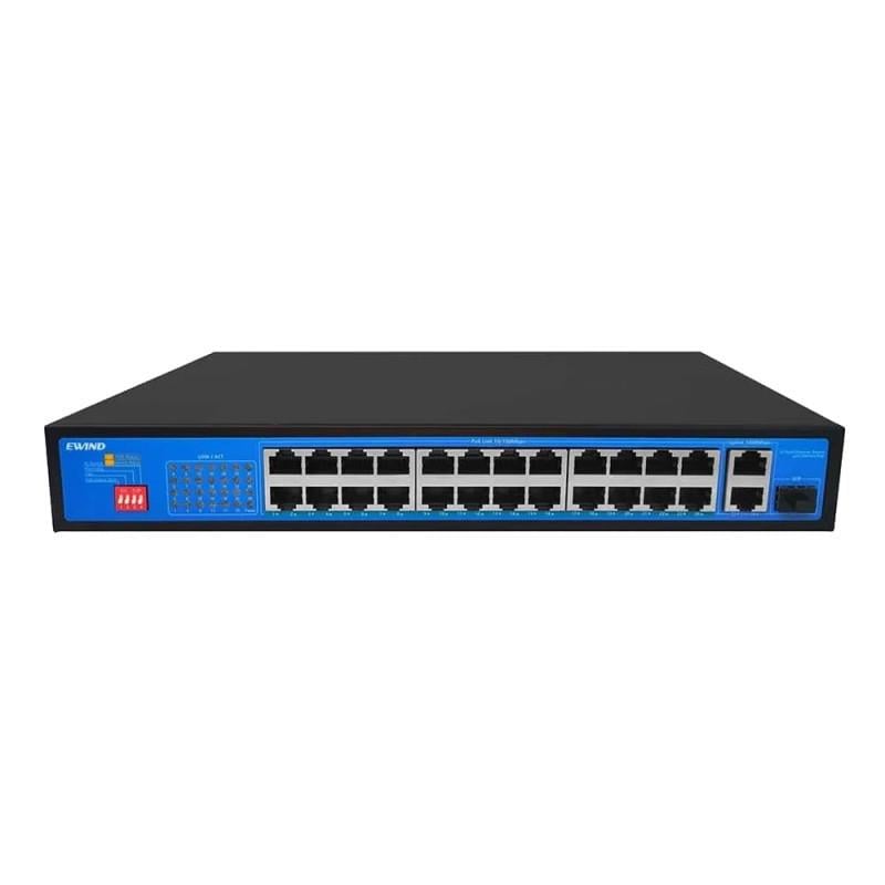 Коммутатор неуправляемый Ewind EW-S1927CF-AP PoE 27 портов (3103387562)