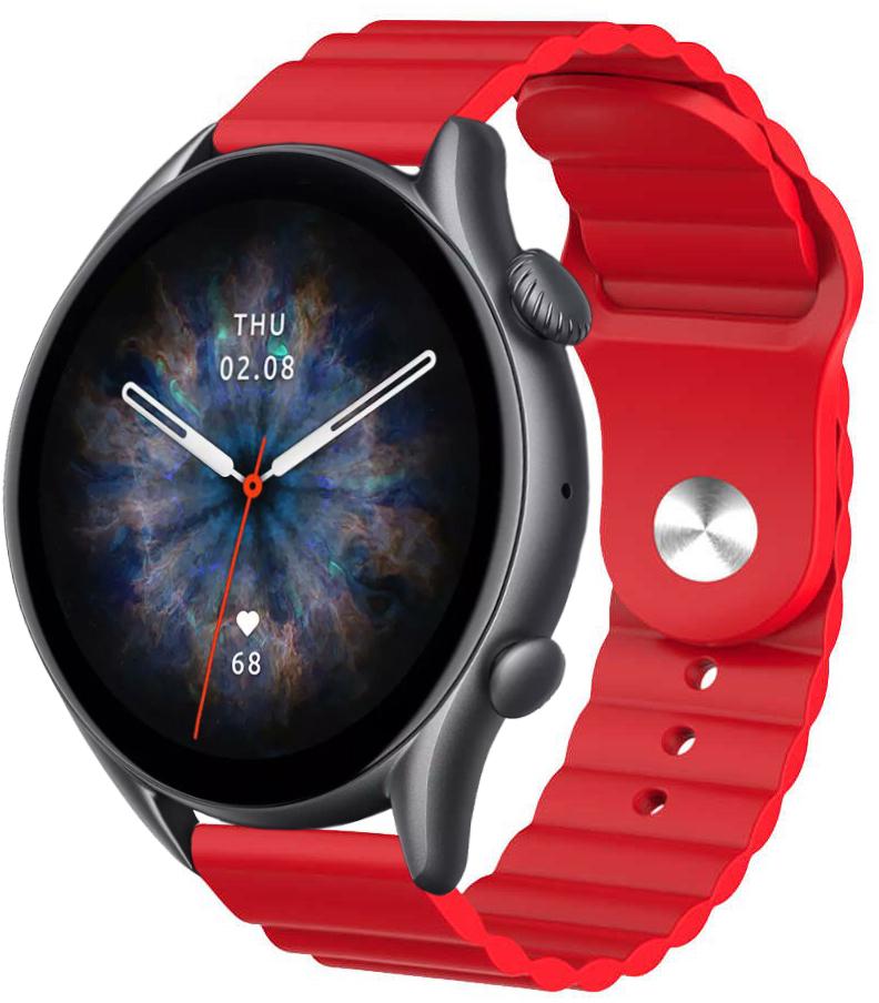 Ремешок Wave для Amazfit GTR 3 Pro Red (23751-2D)