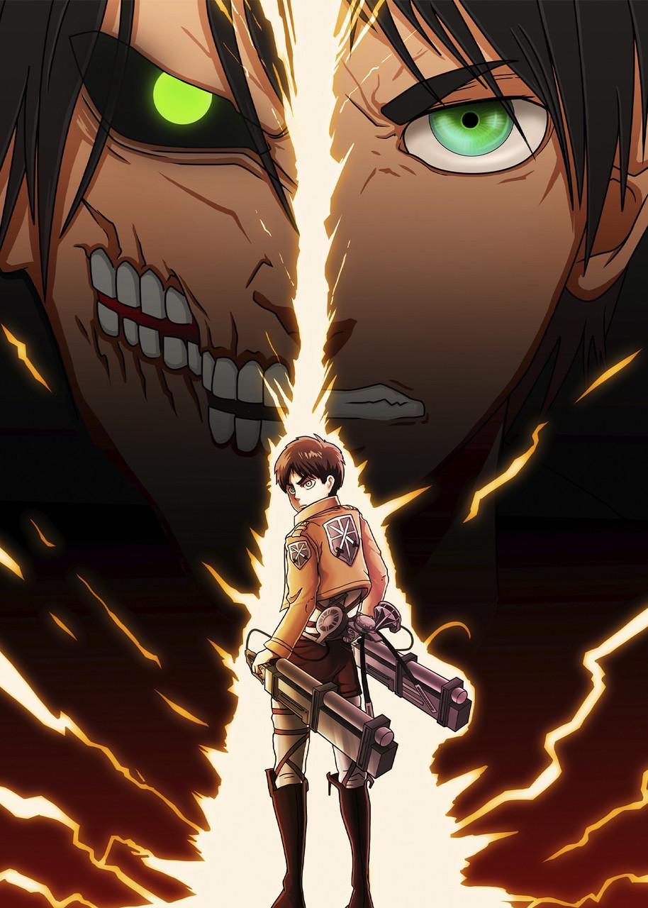 Картина GeekLand Attack on Titan Two person 40х60 см (AT 09.084)
