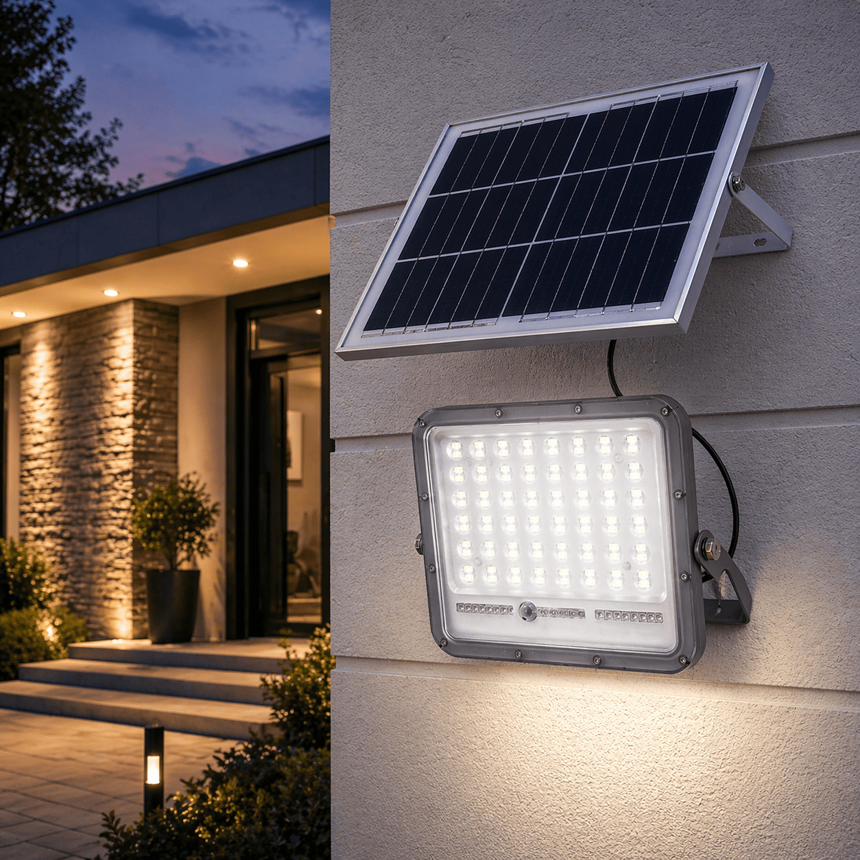 Вуличний LED ліхтар на сонячних батареях прожектор світлодіодний вуличний 600 LED 400 Вт із сонячною панеллю (HP-5-72)