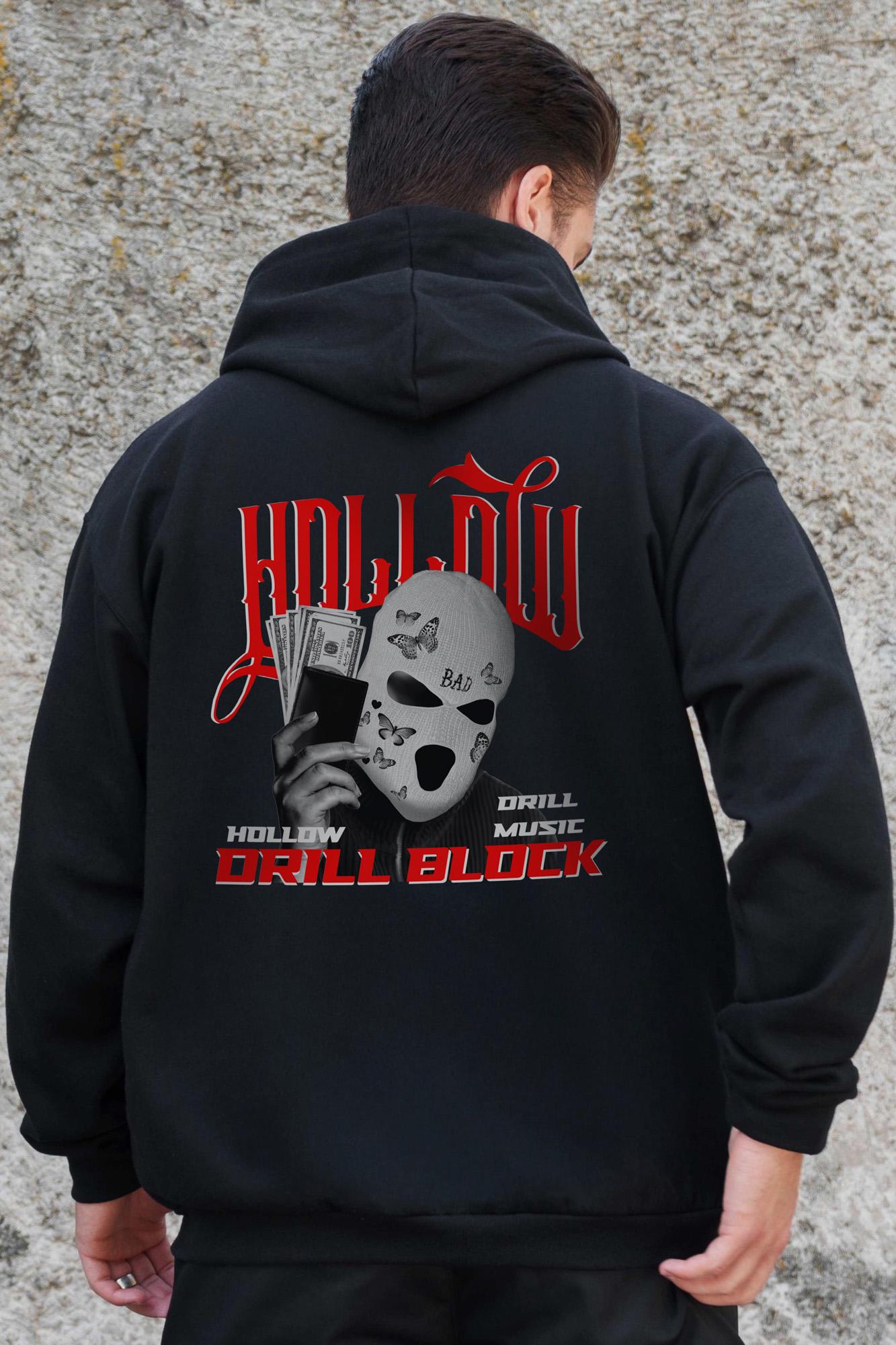 Худи-зип с принтом Without Hollow  Kane S/M Black (S/M8055826)