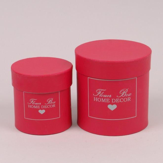 Комплект коробок для квітів Flora 2 шт. Червоний (39861) - фото 1