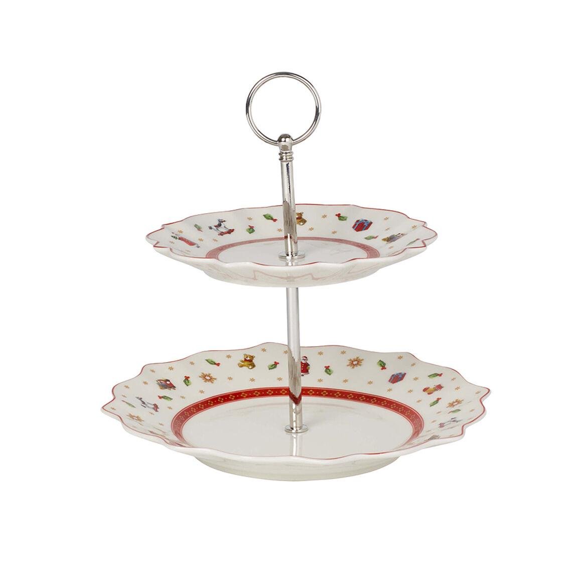 Блюдо сервировочное 2-х ярусное Villeroy & Boch Toy's Delight 18х24 см (1485857887)