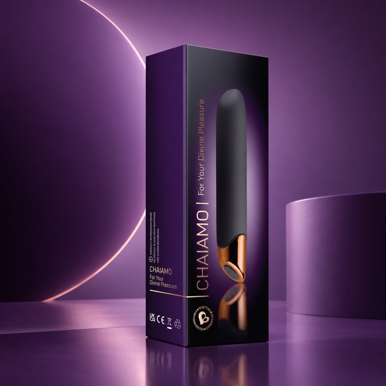 Вібратор Rocks Off Chaiamo soft-touch силікон Black (SO2399)
