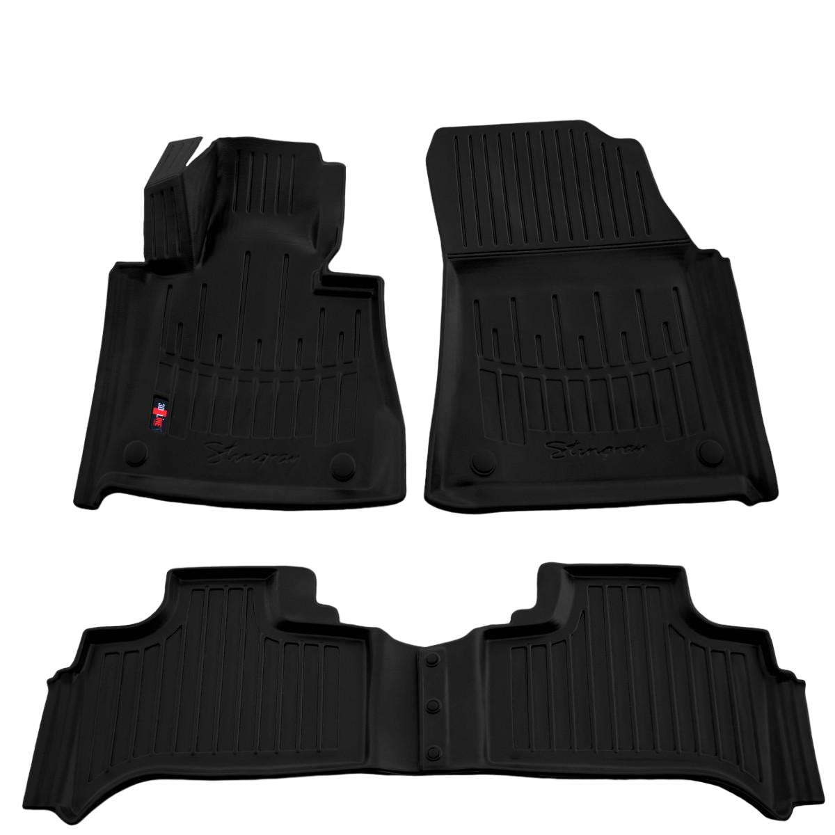 Килимки гумові Stingray BMW X5 E53 1999-2006 з бортом 4 шт. Чорний (5027024)