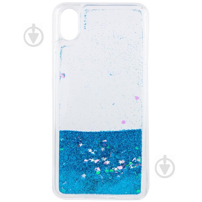 TPU чехол Liquid hearts для Xiaomi Redmi 7A Бирюзовый (713529)