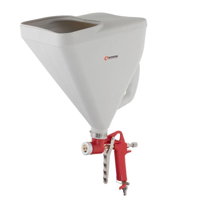 Распылитель штукатурный пневматический Intertool PT-0403 три форсунки 4/6/8 мм В/Б пластмассовый 9000 мл 3-6 атм (109626) - фото 2 Распылитель штукатурный пневматический Intertool PT-0403 три форсунки 4/6/8 мм В/Б пластмассовый 9000 мл 3-6 атм (109626) - фото 2