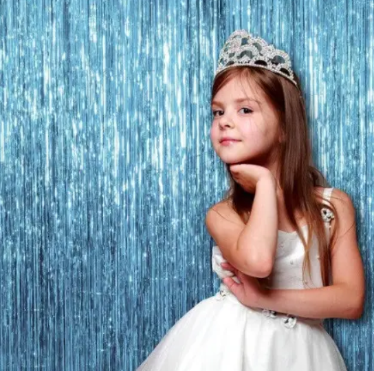 Дождик для фотозоны 2х1 м Голубой (65400) - фото 3