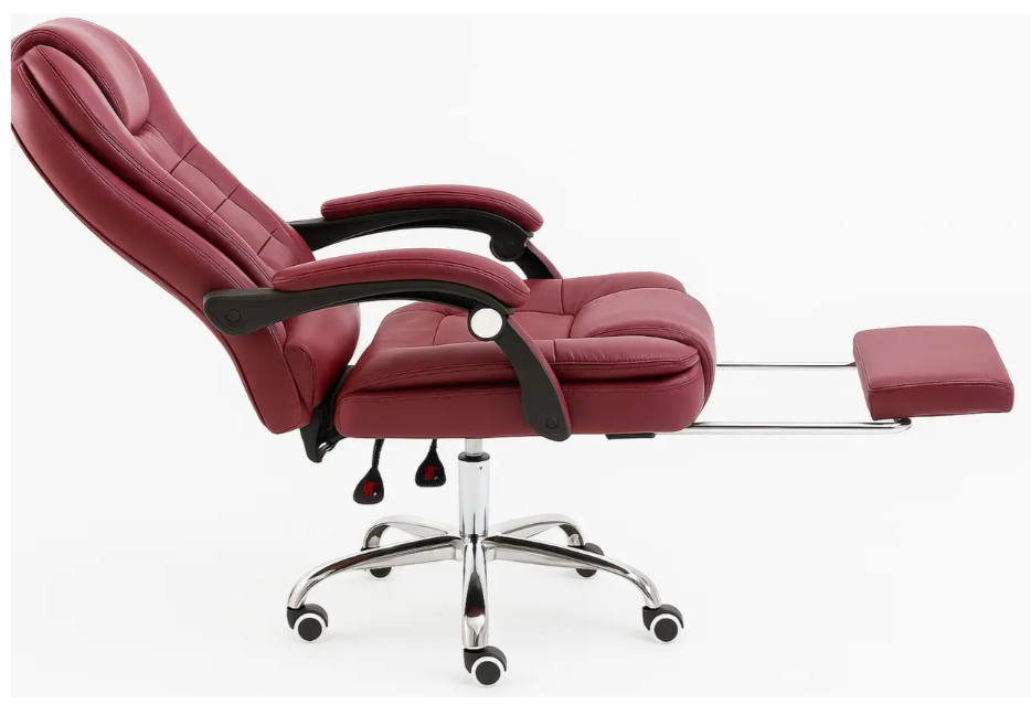 Крісло офісне Diego D2 Бордовий - фото 4