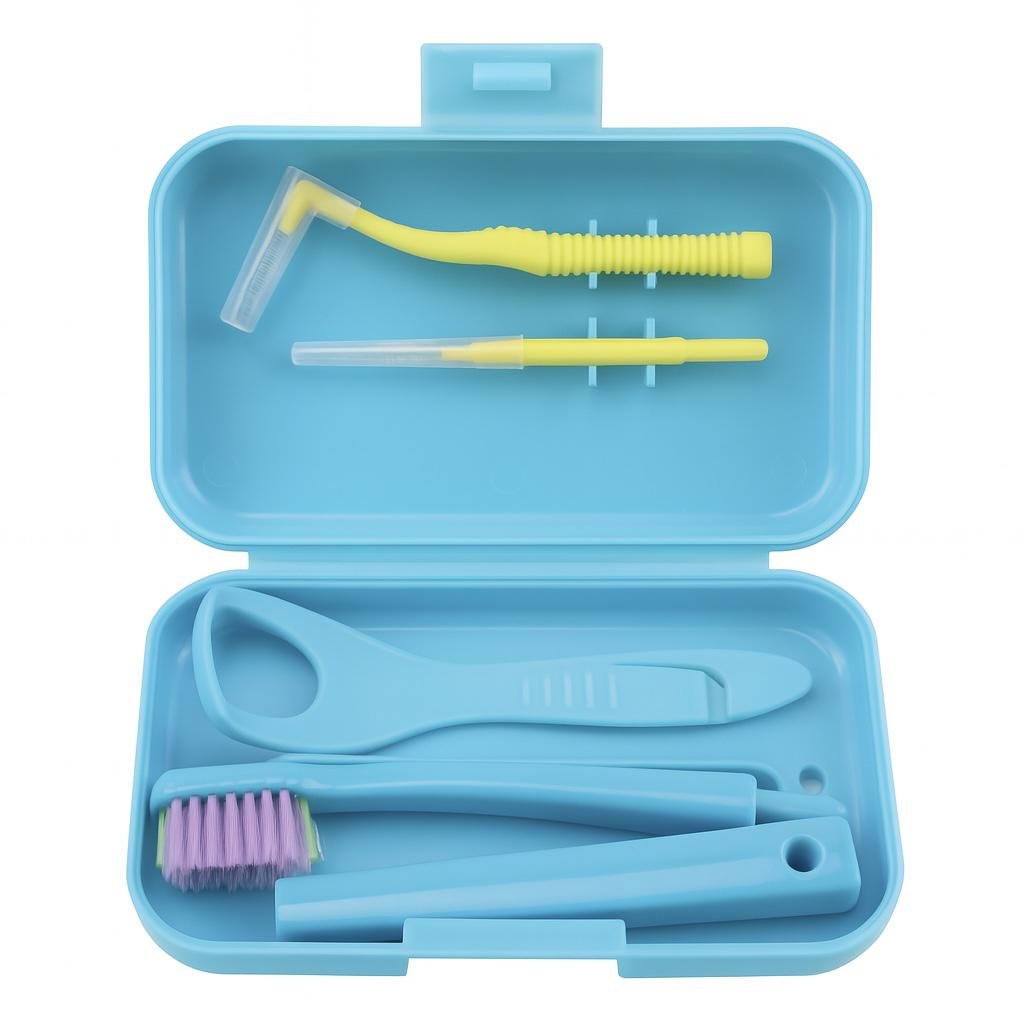Набор по уходу за зубами дорожный Cocogreat Синий