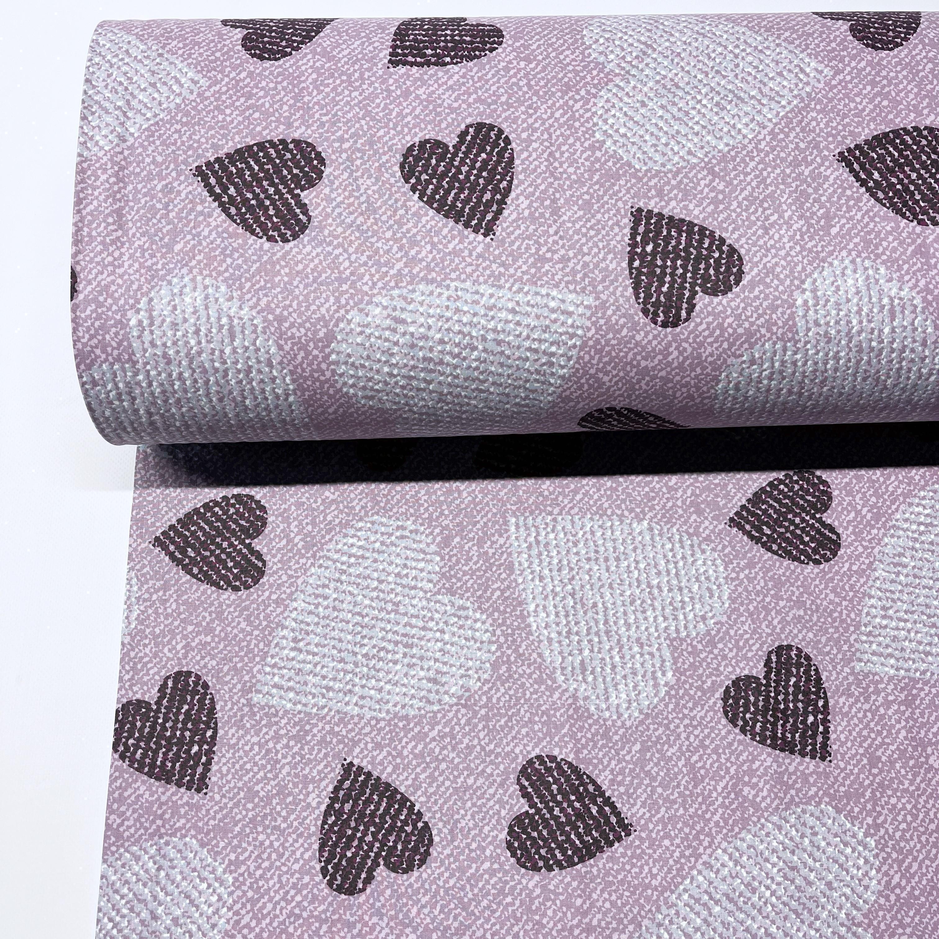 Ткань для постельного белья ранфорс сердца 240 см Розовый (624202/15 02243) Ткань для постельного белья ранфорс сердца 240 см Розовый (624202/15 02243)