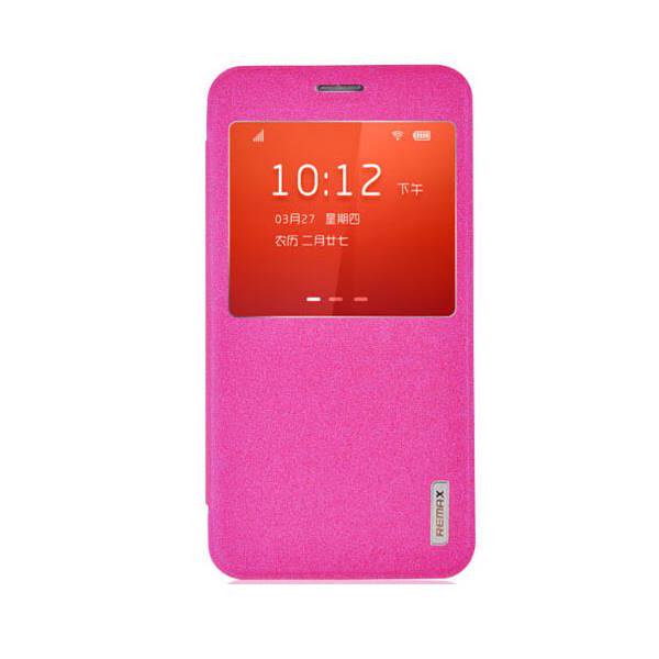 Чехол-книжка для телефона Remax Samsung Galaxy S5 Youth искусственная кожа + пластик Pink