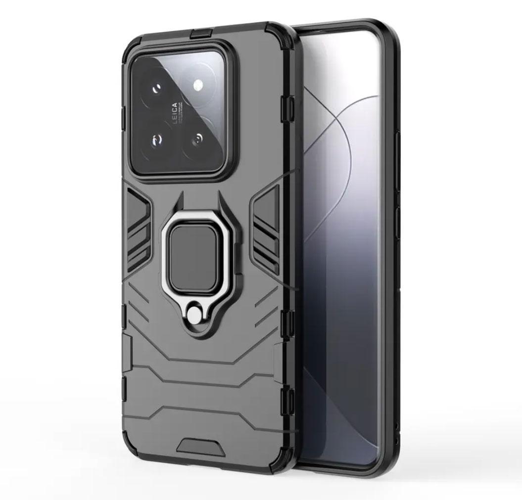 Чехол бампер Primolux Ring Armor для Xiaomi 14 - Black