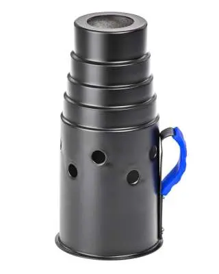 Колпак для кальяна "Лестница" с силиконовой ручкой Black