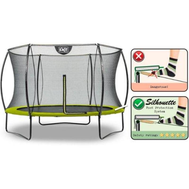Батут Exit Toys Silhouette 305 см Зелений (12.93.10.40) - фото 2 Батут Exit Toys Silhouette 305 см Зелений (12.93.10.40) - фото 2