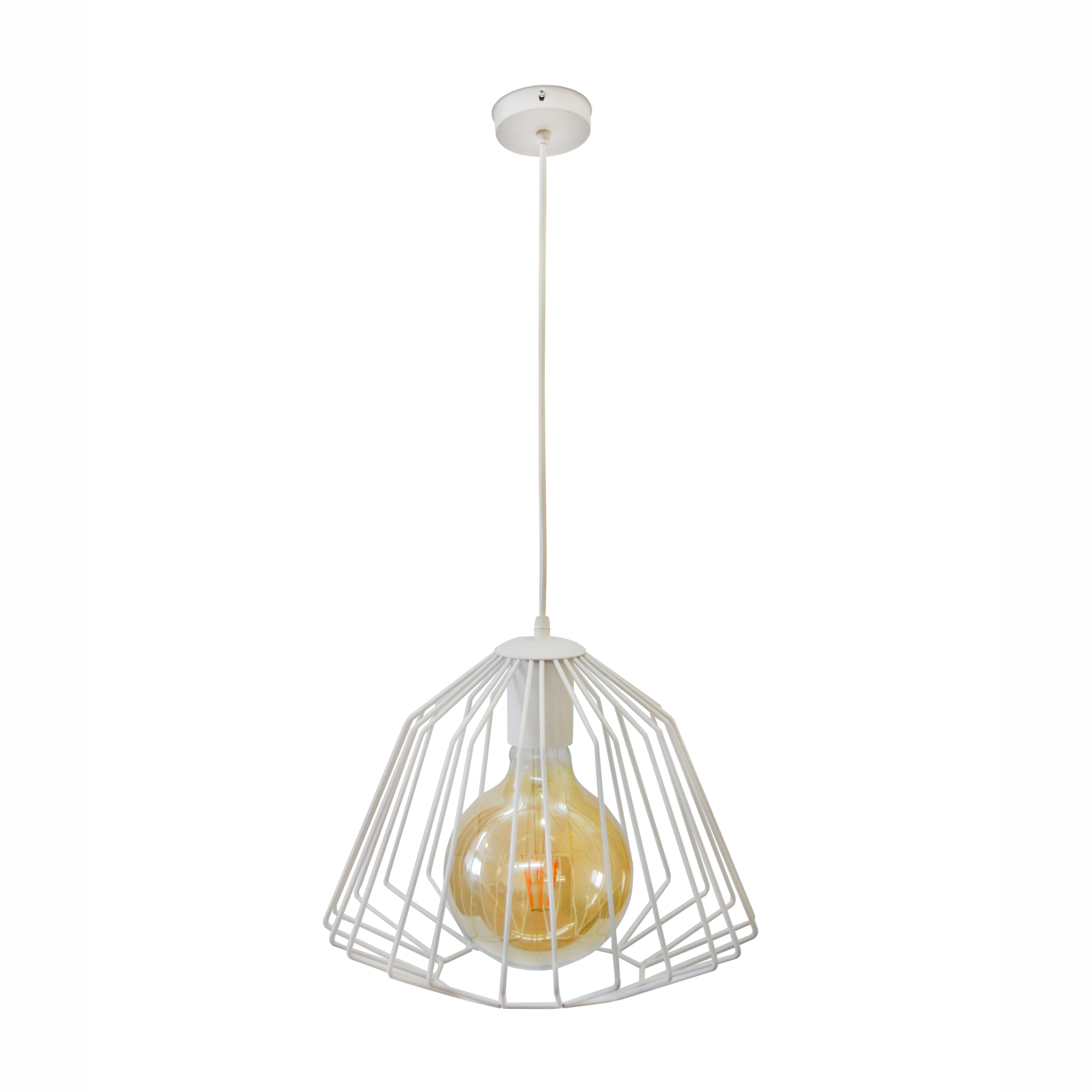 Светильник подвесной MSK ELECTRIC Lattice NL 2724 W в стиле лофт