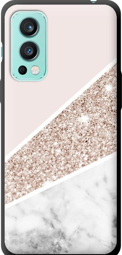 Чехол на OnePlus Nord 2 Пастельный мрамор (4342b-2468-42517)