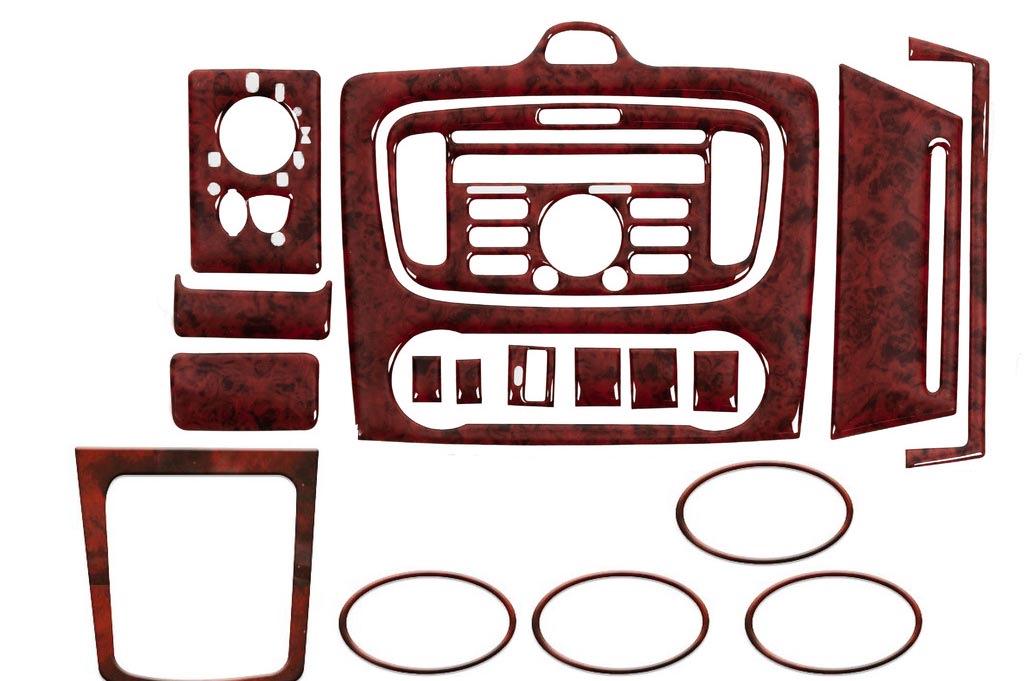 Накладки на панель AC Maxi-set Meric для Ford Focus II 2008-2011 гг. пластик фактура под дерево (147508)