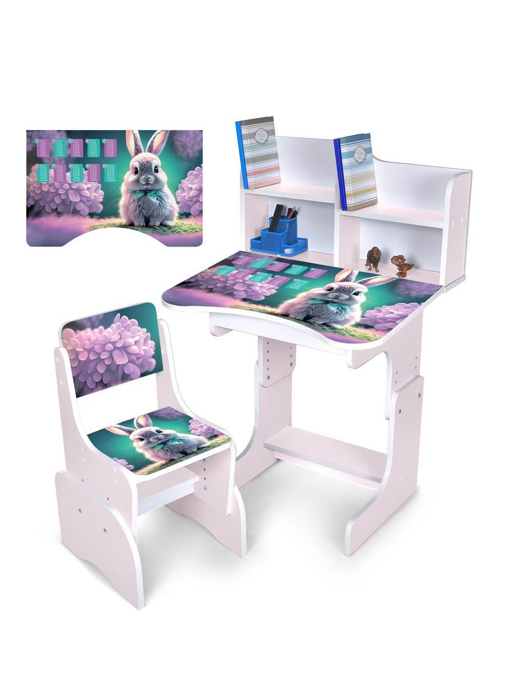 Парта со стулом детская деревянная Bambi N 2071-1-7 Розовый (6903317720316) - фото 2 Парта со стулом детская деревянная Bambi N 2071-1-7 Розовый (6903317720316) - фото 2