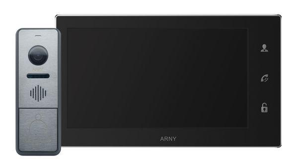 Комплект видеодомофона ARNY AVD-7430 IPS Черный/Графитовый (121954)