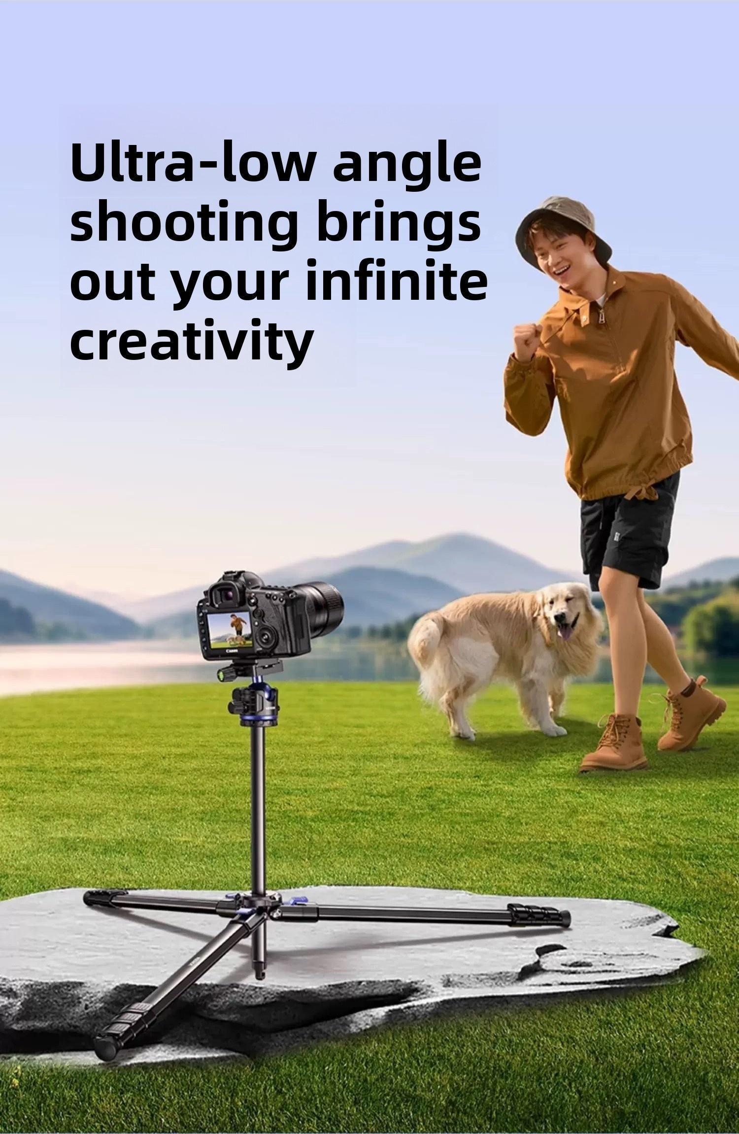 Штатив телескопический Ugreen 15 алюминиевый 165 см (55925) - фото 13 Штатив телескопический Ugreen 15 алюминиевый 165 см (55925) - фото 13