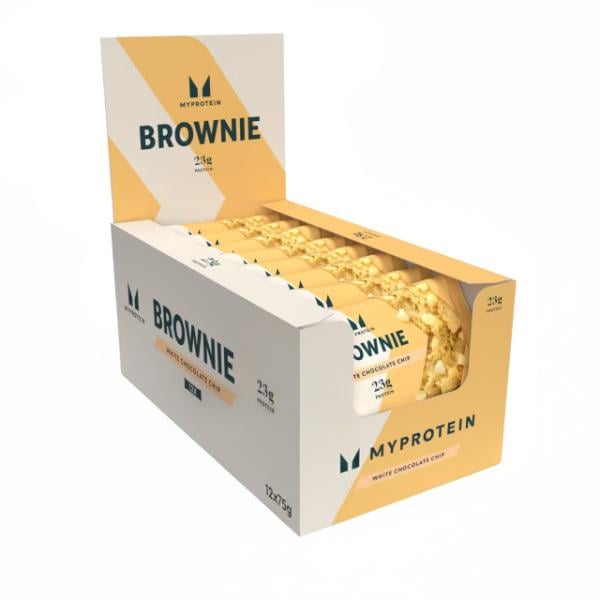 Заменитель питания MyProtein Protein Brownie 12х75 г White Chocolate Chip (000027025)