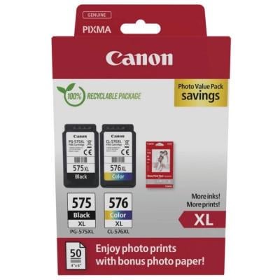Картридж Canon PG-575XL/CL-576XL Multipack XL BK/Color (5437C006)