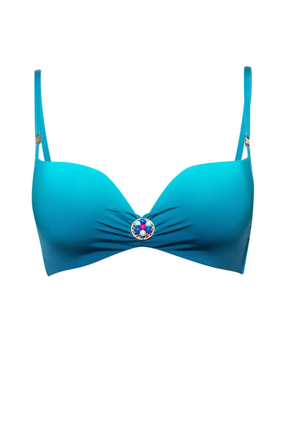 Верх купальника с уплотненной чашкой Marc&Andre 44D Бирюзовый (65218) - фото 2