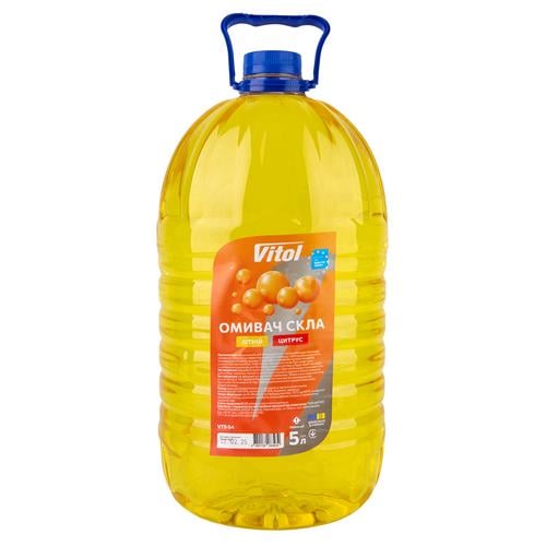 Омыватель стекла летний Vitol Цитрус 5 л