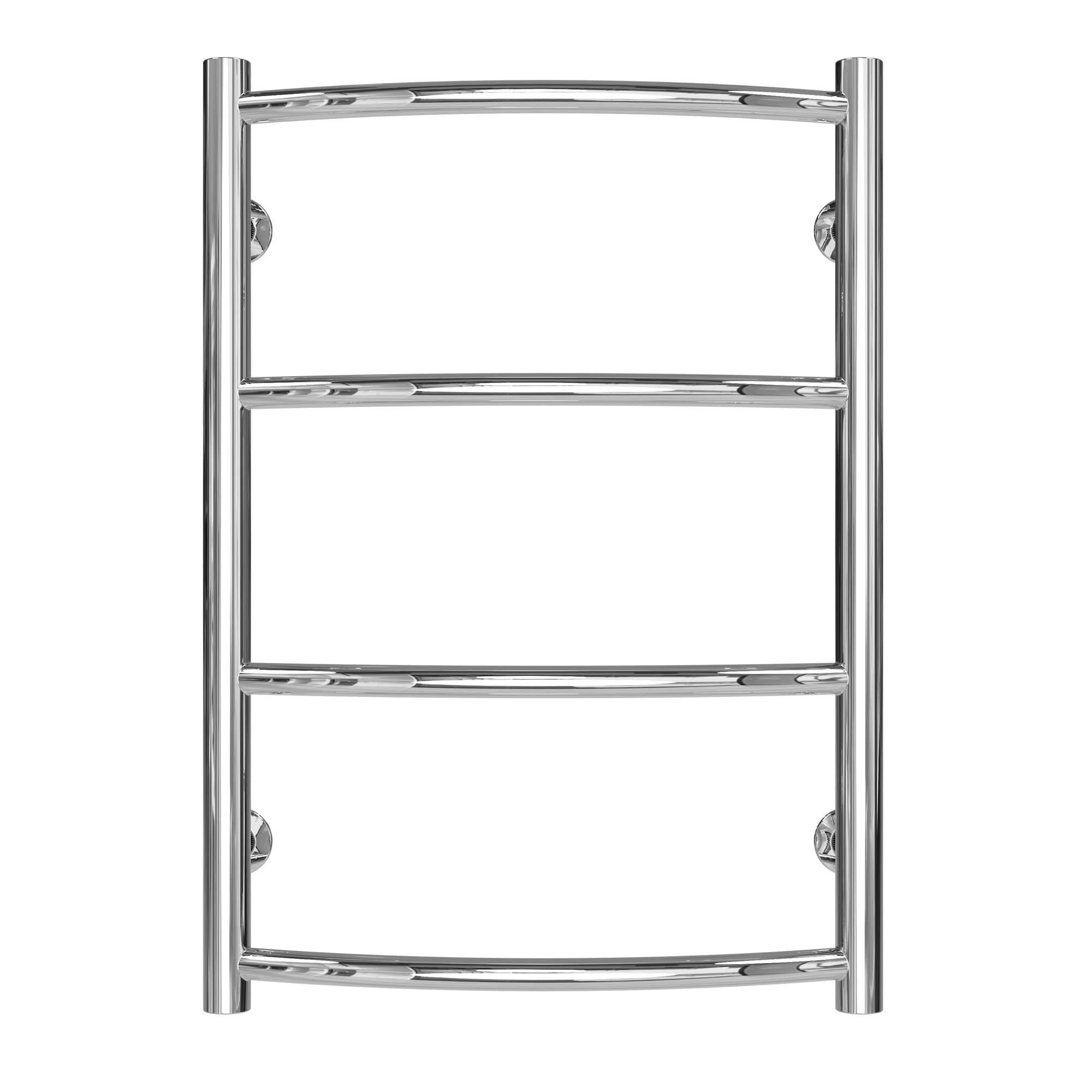 Полотенцесушитель водяной Deffi Классик П4 нижнее подключение нержавеющая сталь 400х600 мм Хром (C.DK.60.40.4.C.A)