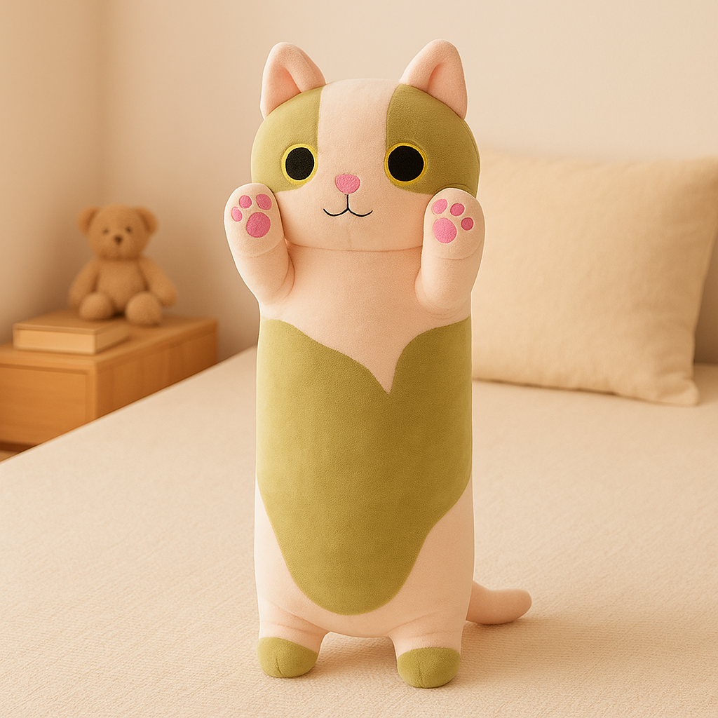 Игрушка-плед Нежная кошка Зеленый (5616-59-64) Игрушка-плед Нежная кошка Зеленый (5616-59-64)