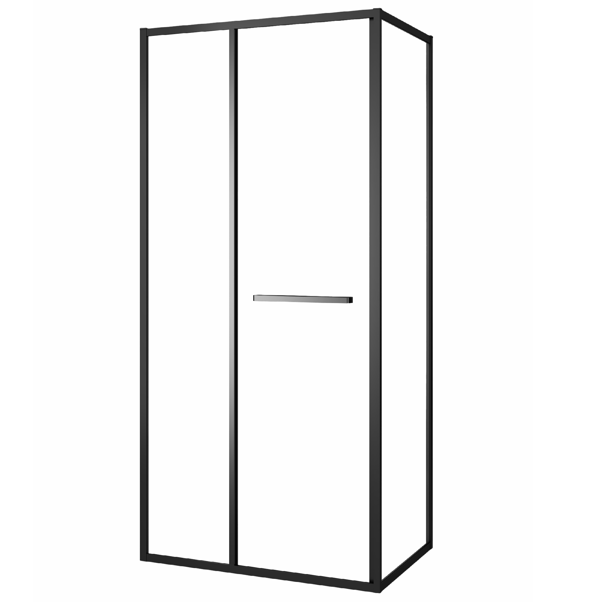 Душевая кабина VOLLE Cruze 200x90x90 стекло 6 мм без поддона Черный матовый (1047.124704)