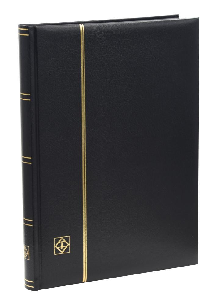 Альбом для марок Leuchtturm на 32 сторінки PREMIUM Шкіра Чорний (А19627)